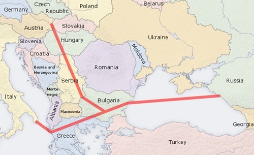 Description: Khi Bulgaria không chấp nhận thì South Stream sẽ bị hủy bỏ. Châu Âu chỉ nhận được khí đốt qua Ukraine.